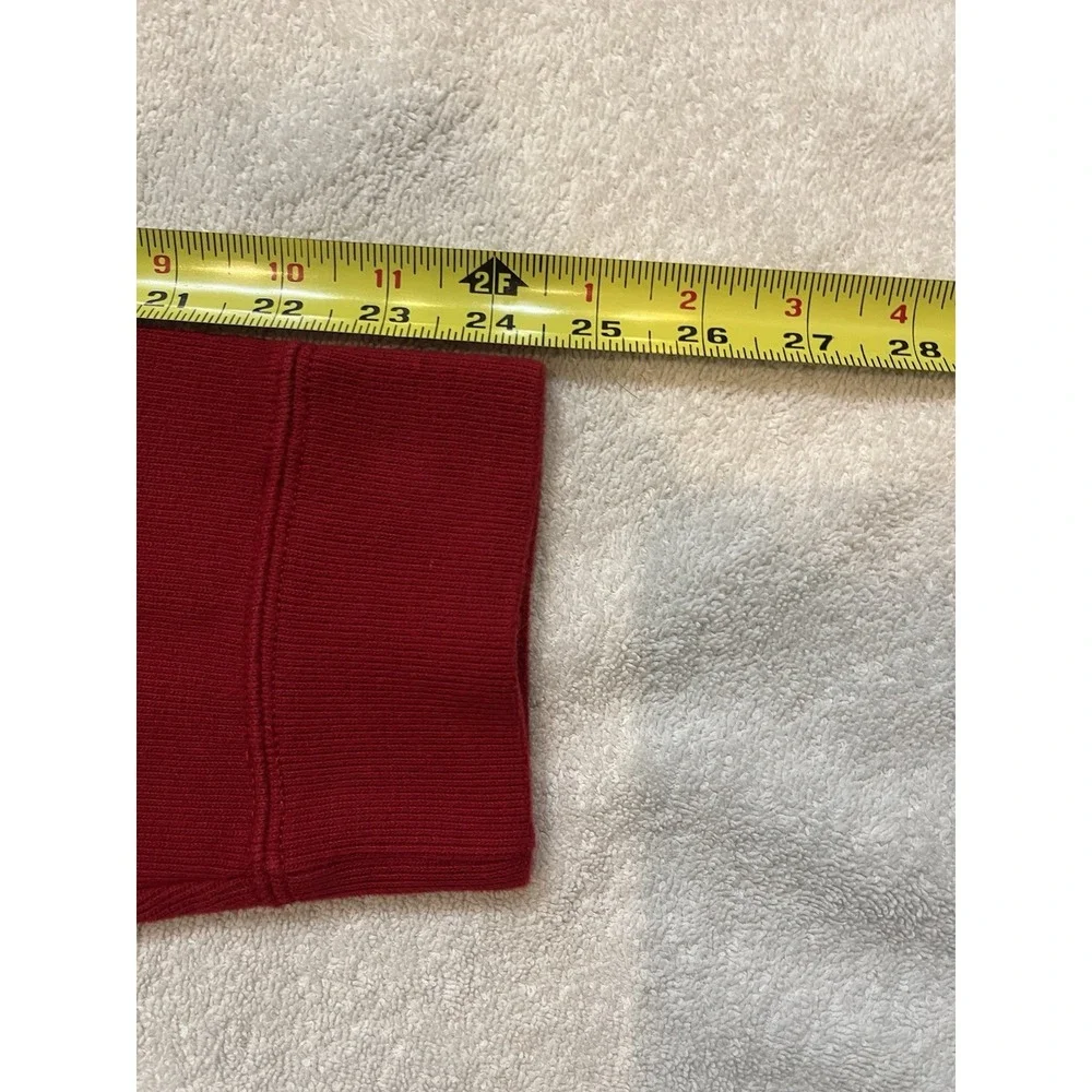 Polo Ralph Lauren Cotton Knit Pullover‎ 1/4 Zip Men's XXL Red Navy Pony Mock